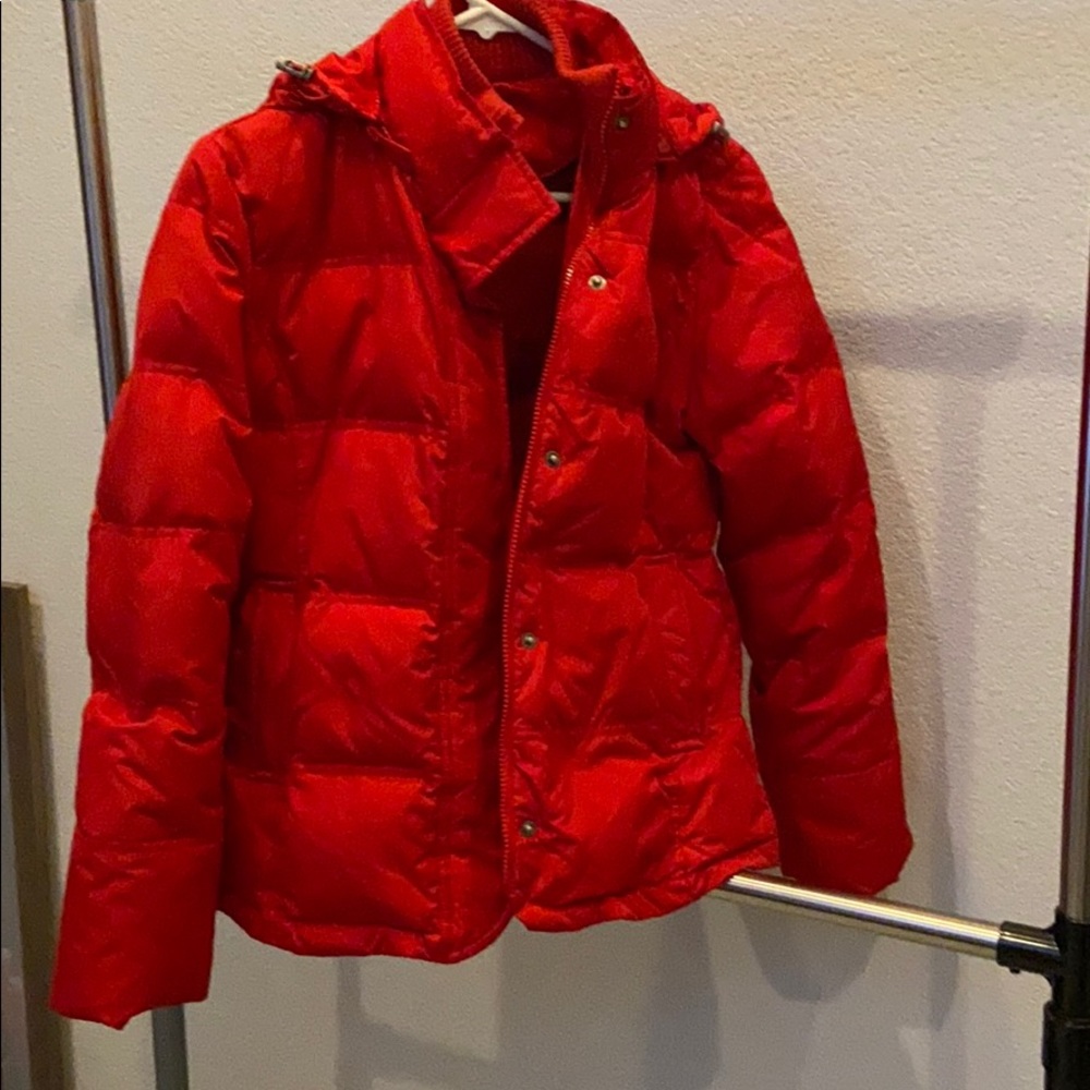 Gap down puffer jacket